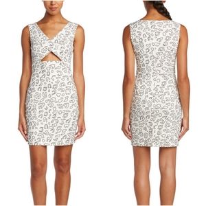 Cross-Front Cutout Dress*